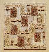 Orientalischer Garten 83 x 76 cm